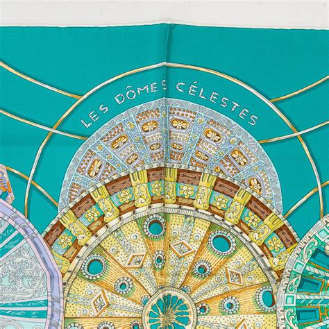 les domes celestes hermes scarf|HERMES Silk Les Domes Celestes Scarf 90 .